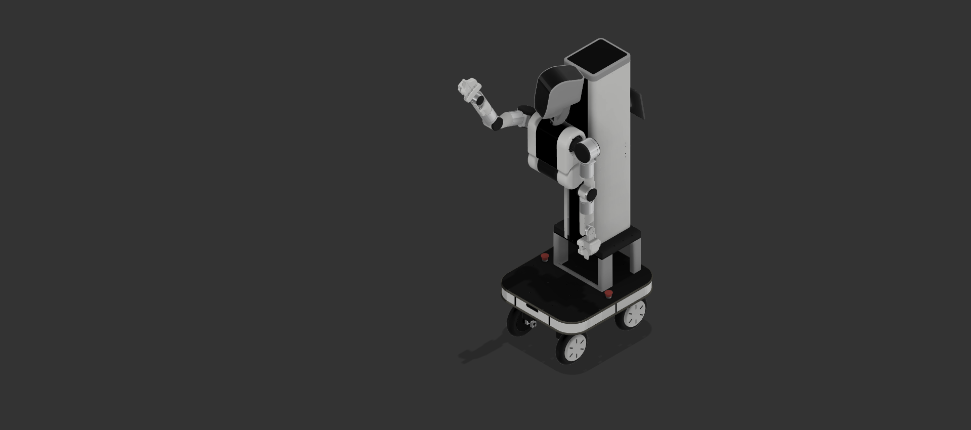 AGIRobots Workerの斜め上方向レンダリング